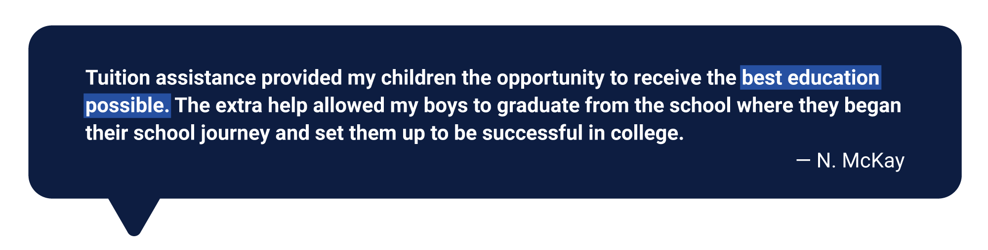 SSPP LPI GivingPage Quote